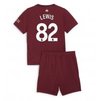 Manchester City Rico Lewis #82 3rd trikot Kinder 2024-25 Kurzarm (+ Kurze Hosen)